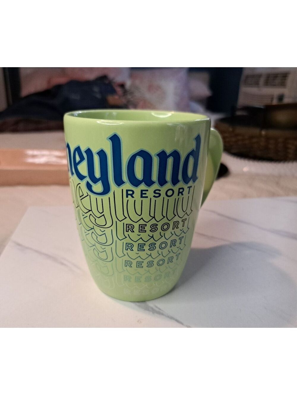 Vintage Green/Blue Walt Disney World Resort Retro Style Mug 16oz